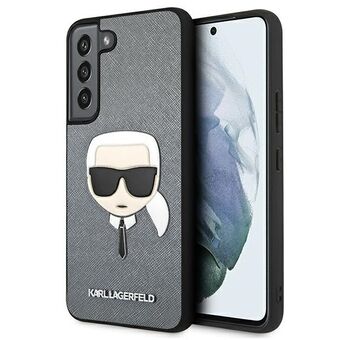 Karl Lagerfeld KLHCS22MSAKHSL S906 S22 + zilver/zilver hardcase Saffiano Ikonik Karl\'s head