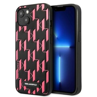 Karl Lagerfeld KLHCP13SMNMP1P iPhone 13 mini 5.4" hardcase roze/roze Monogram plaquette