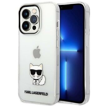 Karl Lagerfeld KLHCP14LCTTR iPhone 14 Pro 6,1" hardcase doorzichtig/transparant Choupette Body