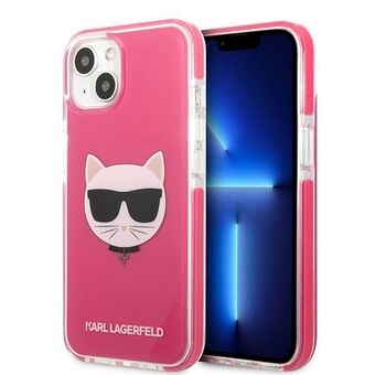 Karl Lagerfeld KLHCP13STPECPI iPhone 13 mini 5.4" hardcase fuchsia / fuschia Choupette Head