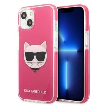 Karl Lagerfeld KLHCP13MTPECPI iPhone 13 6.1" hardcase fuchsia / fuchsia Choupette Head