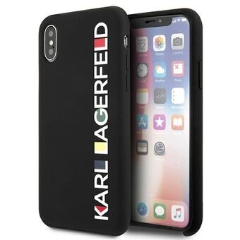 Karl Lagerfeld KLHCPXBHWHBK iPhone X/XS hardcase zwart/black Glossy Bauhaus