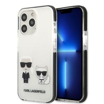 Karl Lagerfeld KLHCP13XTPEKCW iPhone 13 Pro Max 6,7" hardcase wit/wit Karl&Choupette