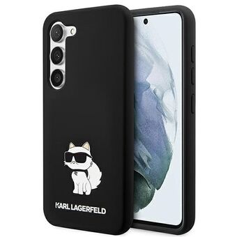 Karl Lagerfeld KLHCS23MSNCHBCK S23+ S916 hardcase zwart/silicone Choupette