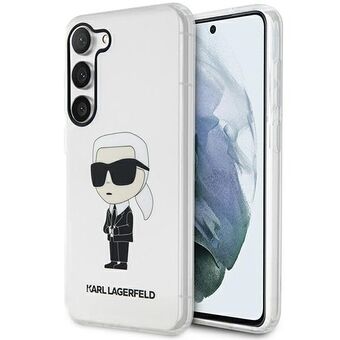 Karl Lagerfeld KLHCS23MHNIKTCT S23+ S916 transparante hardcase Iconische Karl Lagerfeld