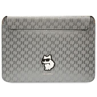 Karl Lagerfeld Sleeve KLCS14SAKHPCG 14" Zilver/Zilver Saffiano Monogram Choupette