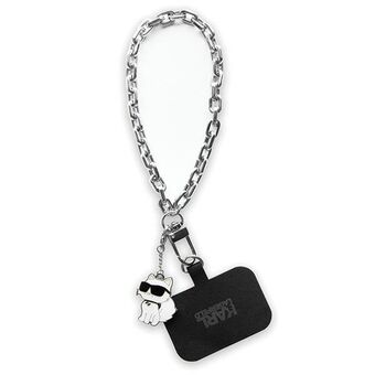 Karl Lagerfeld KLUCHCSKPK Universele Handriem Choupette zilver