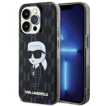 Karl Lagerfeld KLHCP15XHNKMKLK iPhone 15 Pro Max 6.7" zwart hardcase Monogram Ikonik