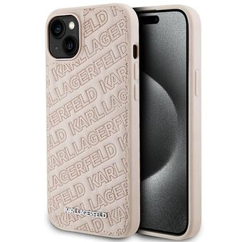 Karl Lagerfeld KLHCP15MPQKPMP iPhone 15 Plus / 14 Plus 6.7" roze/roze hardcase Quilted K Pattern