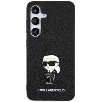 Karl Lagerfeld KLHCSA35GKNPSK A35 A356 czarny/zwart hardcase Vaste Glitter Ikonik Logo Metal Pin