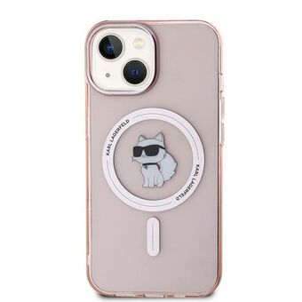 Karl Lagerfeld KLHMN61HFCCNOP iPhone 11 / Xr 6.1" roze/pink hardcase IML Choupette MagSafe