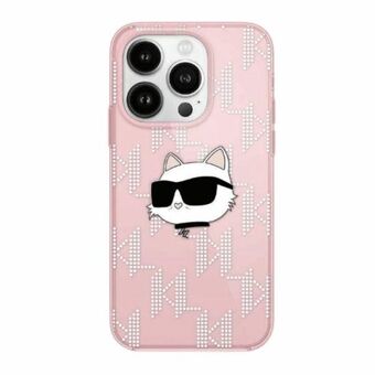 Karl Lagerfeld KLHCN61HKLPCHP iPhone 11 / Xr 6.1" roze/pink hardcase IML Choupette Head & Monogram