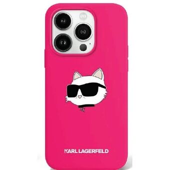 Karl Lagerfeld KLHMP16SSCHPPLF iPhone 16 6.1" fuchsia/fuchsia hardcase Silicone Choupette Head Print MagSafe