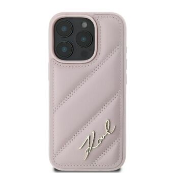 Karl Lagerfeld KLHCP16SPQDSMGP iPhone 16 6.1" roze/roze hardcase Quilted Signature