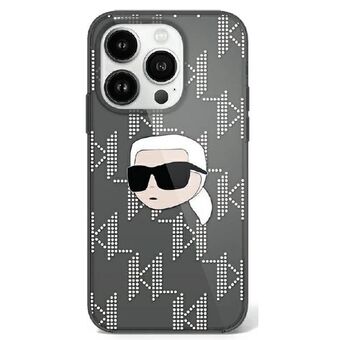 Karl Lagerfeld KLHCP16SHKLPKHK iPhone 16 6.1" zwart/black hardcase IML Karl Head Electroplated