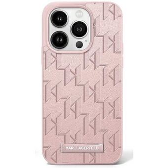 Karl Lagerfeld KLHMP16SPKHPORPP iPhone 16 6.1" roze/roze hardcase Hot Stamp Magsafe