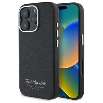 Karl Lagerfeld KLHCP16XPGWCMKHK iPhone 16 Pro Max 6,9" hardcase zwart/black hotel RSG