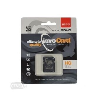 Geheugenkaart microSD 16 GB Imro+ adp