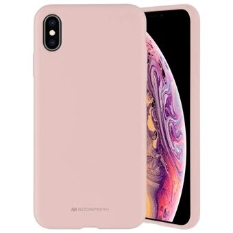 Mercury Siliconen hoesje voor iPhone 7/8/SE 2020/SE 2022 in roze zandkleur.