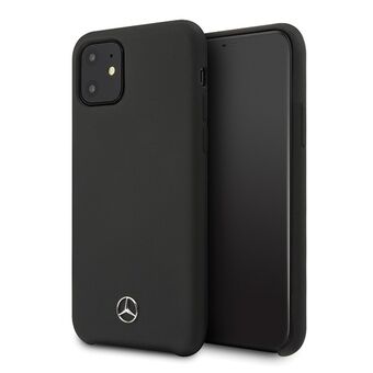 Mercedes MEHCP12SSILBK iPhone 12 mini 5,4" zwart/black hardcase Silicone Line