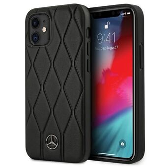 Mercedes MEHCP12SMULBK iPhone 12 mini 5.4" zwart/zwart hardcase Wave Line