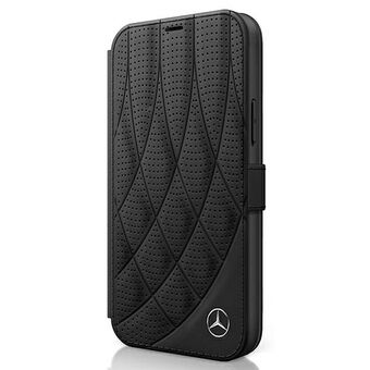 Mercedes MEFLBKP12MDIQBK iPhone 12/12 Pro 6,1" zwart/black book Bow Line