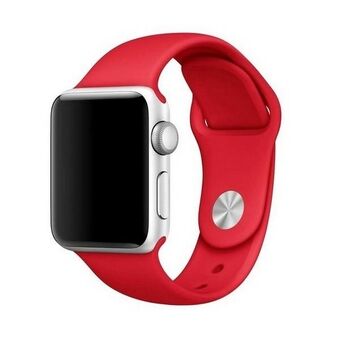 Mercury Siliconen band Apple Watch 38/40/41 mm rood/rood