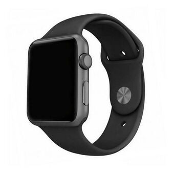 Mercury Siliconenband Apple Watch 38/40/41 mm zwart/zwart