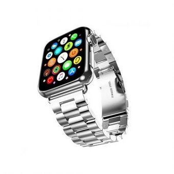 Mercury band Metal Apple Watch 42/44/45 mm zilver