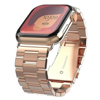 Mercury Band Metal Apple Watch 42 mm Roségoud / Roségoud