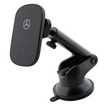 Mercedes inductieve houder MEWCCGSLK 15W voor luchtrooster/raam zwart/black Silver Stars MagSafe