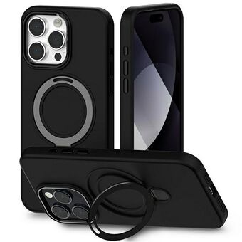 Mercury MagSafe Stand Silicone iPhone 15 Plus / 14 Plus 6,7" zwart/zwart