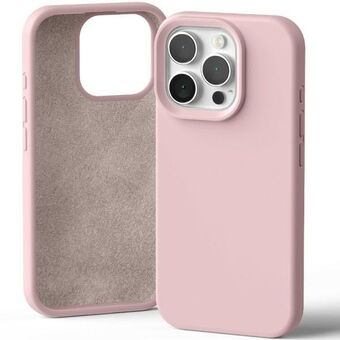 Mercury Siliconen iPhone 16 Pro 6,3" roze-zand/roze-zandkleurig