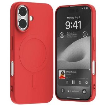 Mercury MagSafe Semi-Silicone iPhone 16 6,1" rood /red