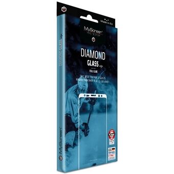 MS Diamond Edge FG iPhone 6 / 6S zwart / zwart Volledig gelijmd