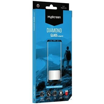 MS Diamond Glass Edge 3D Huawei P30 Pro zwart, Gehard Glas