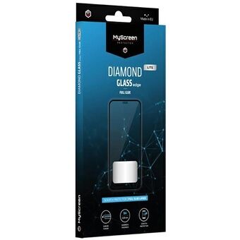 MS Diamond Glass Edge Lite FG Xiaomi Poco C40/C55 volledige lijm zwart/zwart