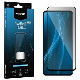 MS Diamond Glass Edge Lite FG Realme 10T 5G zwart/zwart volledige lijm