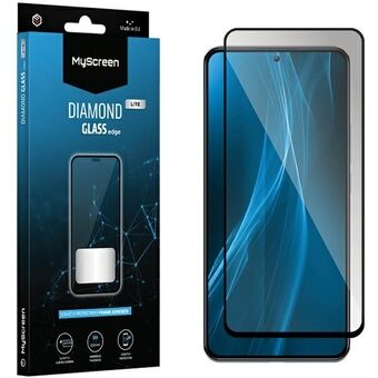 MS Diamond Glass Edge Lite GF Xiaomi Poco F5 Pro zwart/zwart Full Glue