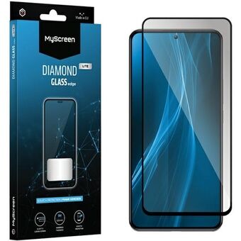 MS Diamond Glass Edge Lite FG Huawei Nova 11 zwart/zwart Volledige lijm