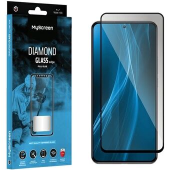 MS Diamond Glass Edge FG OnePlus 10T zwart/zwart vollijm