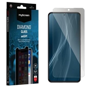 MS AntiSPY Diamond Glass voor iPhone 15 Plus 6.7 inch. Gehard glas.