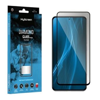 MS Diamond Glass Edge FG voor Motorola Moto G04/G24 Power zwart/full glue