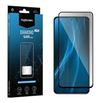 MS Diamond Glass Edge Lite FG voor Motorola Moto G04/G24 Power zwart Volledige Lijm