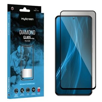 MS Diamond Glass Edge FG Honor X8b zwart/zwart Full Glue