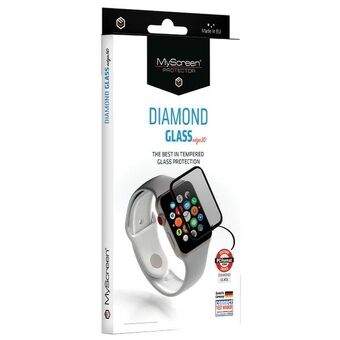 MS Diamond Glass Edge 3D 2.5D Apple Watch Ultra/Ultra 2 49mm zilver/silver