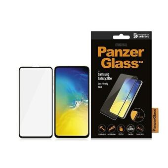 PanzerGlass E2E Super+ Samsung S10e G970 Hoesje Vriendelijk voor Case czarny/zwart.