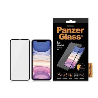 PanzerGlass E2E Super+ iPhone XR/11 Case Friendly zwart/zwart