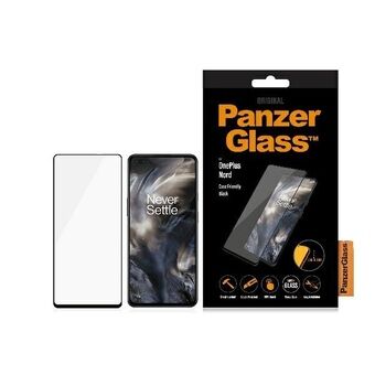 PanzerGlass E2E Super+ OnePlus Nord Case Friendly zwart/zwart