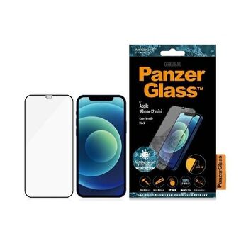 PanzerGlass Pro E2E Super+ iPhone 12 Mini Case Vriendelijk AntiBacterieel MicroFractuur zwart/black